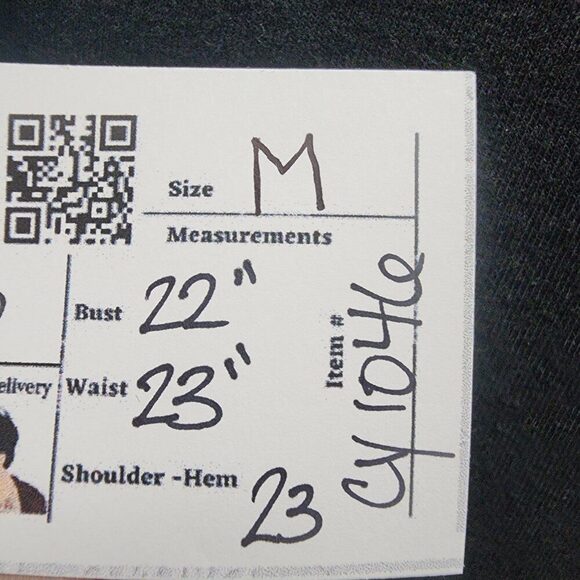 Neon Buddha Black Cotton A-Line Sweatshirt Top Size M - Picture 8 of 8